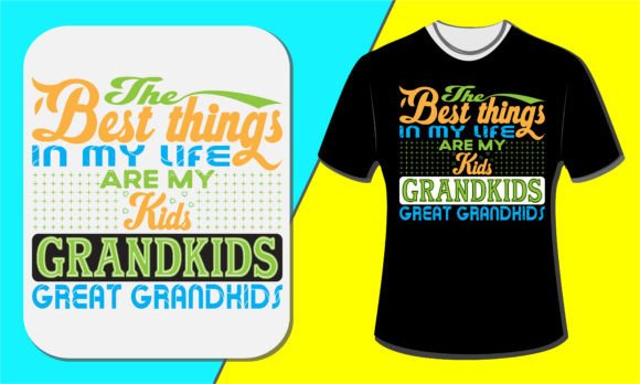 Grandparents Day T-Shirt Graphics for Print-on-Demand