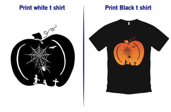 Halloween Graphic T-shirt Design for Bloggers and Publishers