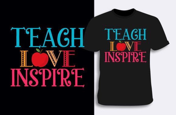 Teacher T-shirt Design 16 - A Versatile Graphic for T-Shirt Designs
