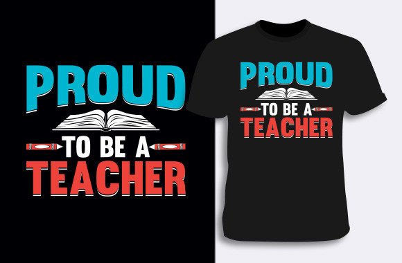 Teacher T-shirt Design 6 - A Versatile Graphic for Merchandise and Digital Sales