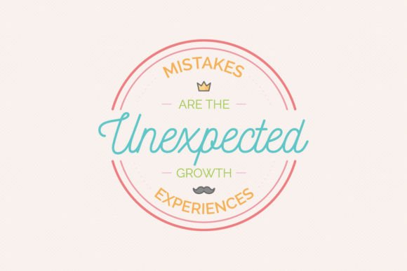 UX Badge Unexpected Mistakes – A Playful Graphic Design Asset for Creative Sellers