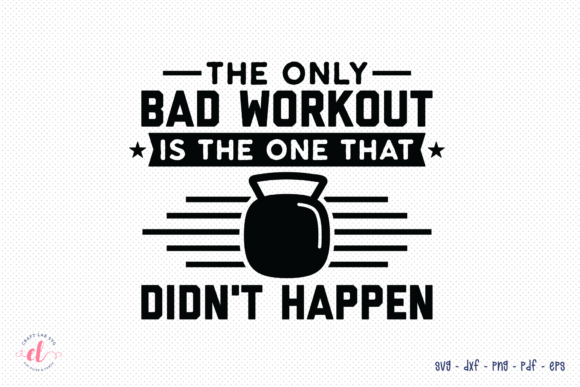 Workout SVG for Local Business Branding and Crafts